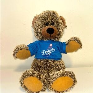 Los Angeles Dodgers Plush Bear Measures 13 Inches Tall